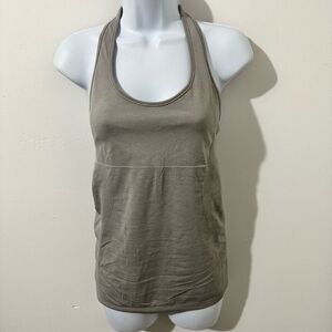 Lululemon athletica gray tank top sz 8 A724